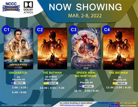 davao cinema schedule